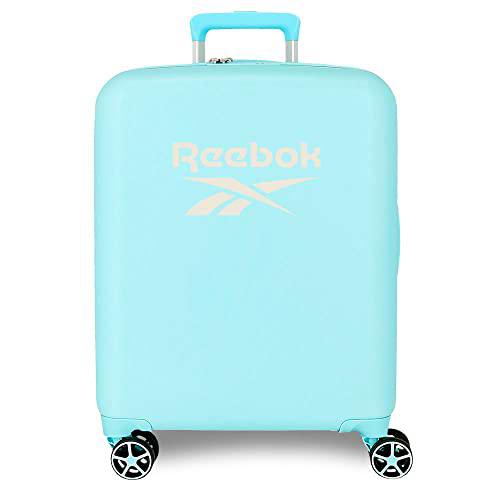 Reebok Roxbury Maleta de Cabina Turquesa 40x55x20 cms Rígida ABS Cierre TSA Integrado 38,4L 2 kgs 4 Ruedas Dobles Equipaje Mano