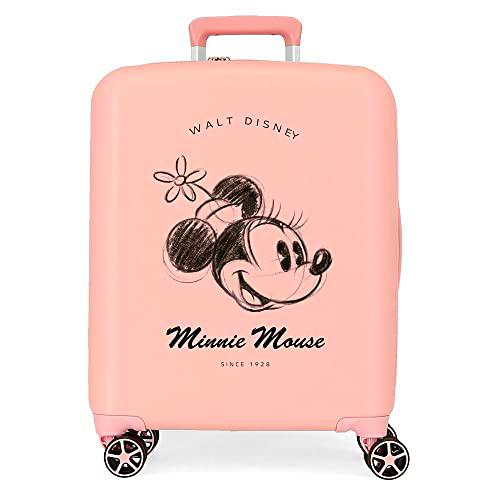 Disney Minnie You Are Magic Maleta de Cabina Nude 40x55x20 cms Rígida ABS Cierre TSA Integrado 38,4L 2,82 kgs 4 Ruedas Dobles Equipaje Mano