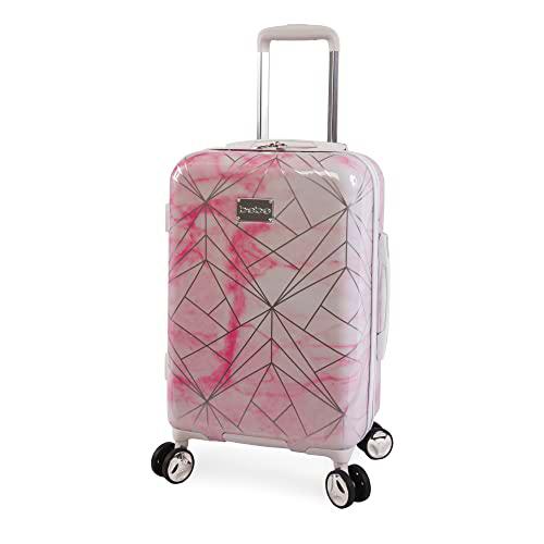 BEBE Equipaje Mujer Alana 21&quot; Hardside Carry-On, Mármol Rosa