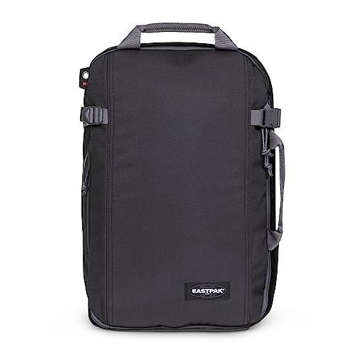 Eastpak Morepack Equipaje De Cabina, Talla única, Negro (Kontrast Grade Grey)