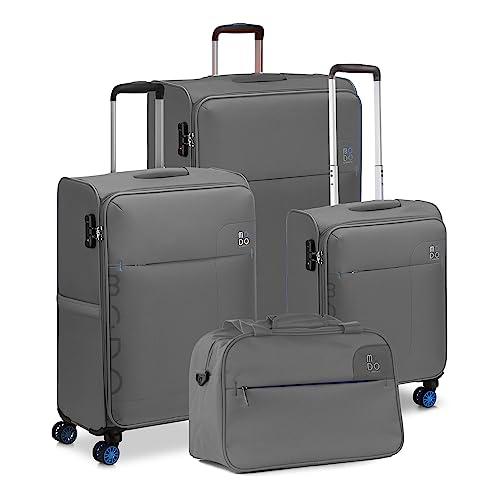 RONCATO Set 3 Trolley + Borsa Cabina Sirio Antracite Unisex Adultos