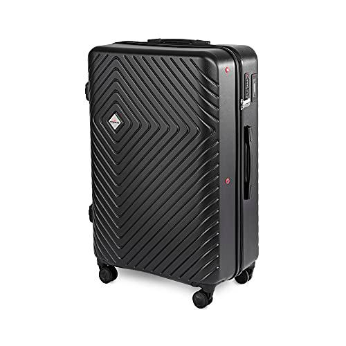 Maleta Jumbo Hybrid Luggage Compactor, Negro, 53.5 x 31.5 x 80 cm, RAN10226