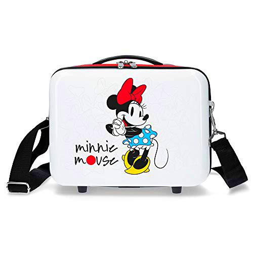 Disney Minnie Magic Nececer Adaptable Blanco 29x21x15 cms ABS