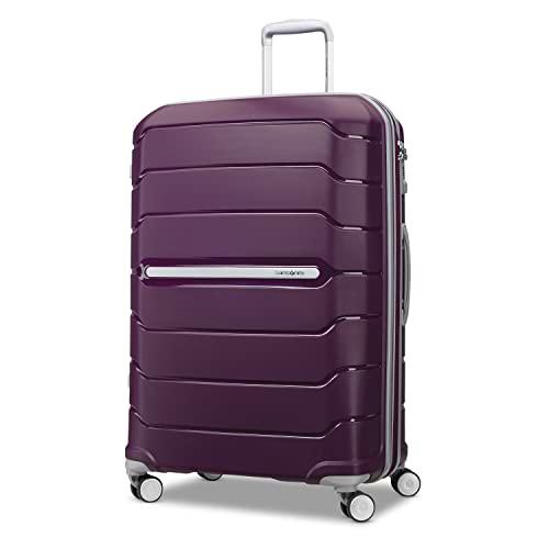 Samsonite Freeform Hardside Extensible con Ruedas giratorias Dobles, Morado