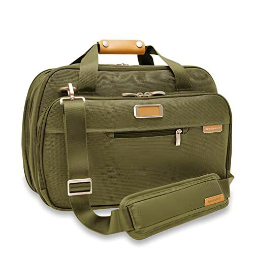 Briggs &amp; Riley Bolsa de Cabina expandible, Olive, Expandable Cabin Bag