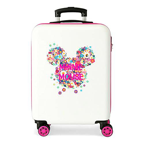 Disney Minnie Sunny Day Maleta de cabina Rosa 37x55x20 cms Rígida ABS Cierre combinación 34L 2,6Kgs 4 Ruedas dobles Equipaje de Mano