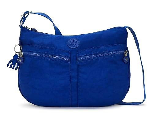 Kipling IZELLAH Bolso Bandolera, 33 x 12 x 23, Deep Sky Blue (Azul)