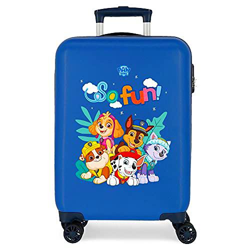 La Patrulla Canina Paw Patrol Playful Maleta de Cabina 38x55x20 cms Rígida ABS Cierre de combinación Lateral 34L 2,66 kgs 4 Ruedas Dobles Equipaje de Mano