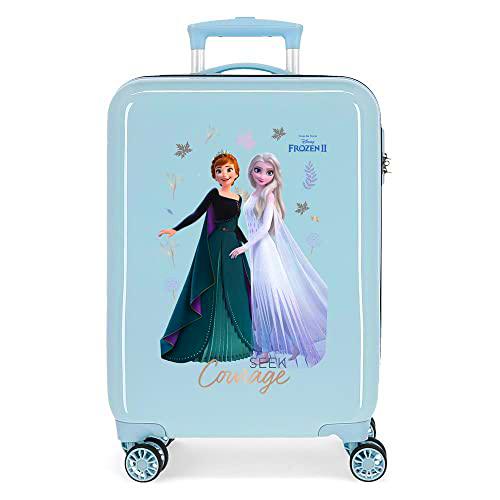 Disney Frozen Seek Courage Maleta de cabina, Azul, 34 x 55 x 20 cm