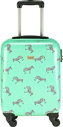 Princess Traveller Trendy Animal, Verde, Small, Carro rígido con Ruedas giratorias