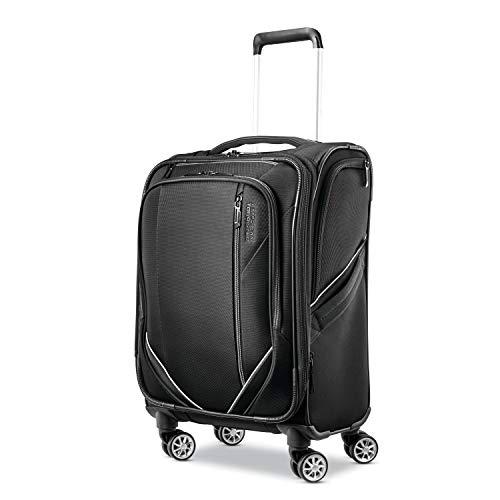 American Tourister Zoom Turbo - Maleta Flexible con Ruedas giratorias Dobles Negro