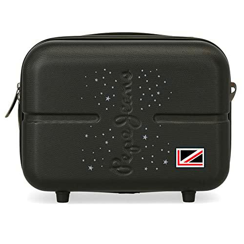 Pepe Jeans Jane, Accesorio De Viaje Neceser Niñas, Negro (Black)