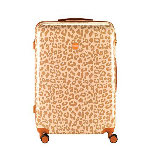 Princess Traveller Animal Print - Leopard, Beige, Handgepäck