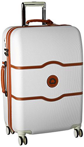 Delsey Maleta Chatelet Hard+ 24&quot; 4 Ruedas Spinner, champán (Marfil)