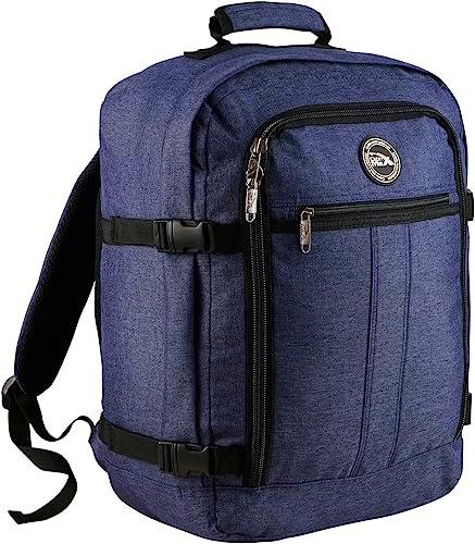 Cabin Max Metz 30L Mochila de Viaje 45 x 36 x 20 cm Adecuada para el Maleta de Mano de Cabina Easyjet y Wizzair (Atlantic Blue)