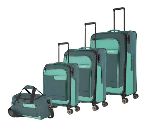 Travelite Juego de maletas de 4 piezas, carcasa blanda