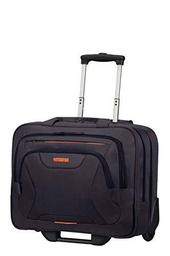 American Tourister Rolling Tote 15.6&quot;, Mujer, Negro (black/orange)