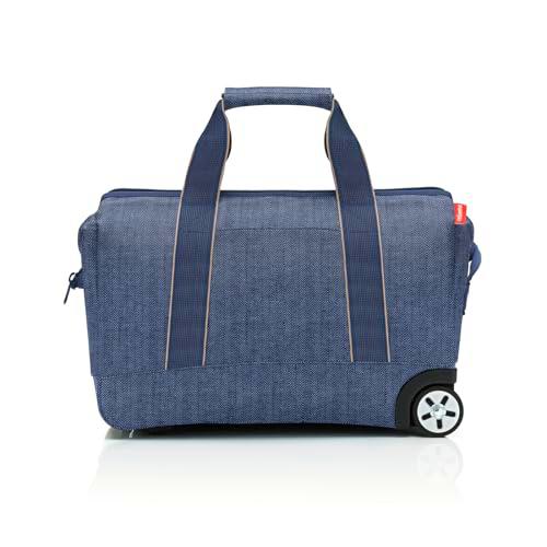 Reisenthel MP4113 ALLROUNDER TROLLEY HERRINGBONE DARK BLUE Gym Bag Mujer HERRINGBONE DARK BLUE Tamaño Unica