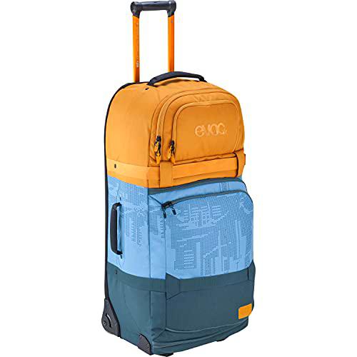 EVOC World Traveller 125l Bolsa de Viaje con Ruedas Bolsa de Viaje para Viajes Perfectamente organizados (asa telescópica