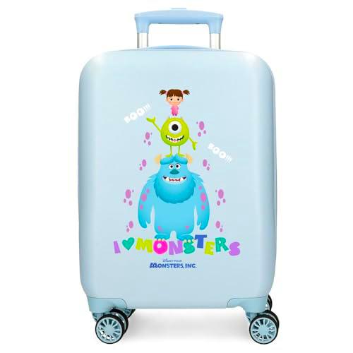 Joumma Disney Monsters Inc Boo Maleta de Cabina Azul 33x50x20 cms Rígida ABS Cierre de combinación Lateral 28,4L 2 kgs 4 Ruedas Dobles Equipaje Mano