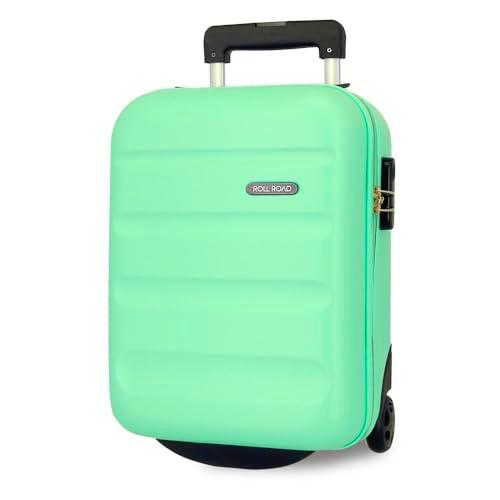 Roll Road Flex Maleta de Cabina Azul 31x40x20 cms Rígida ABS Cierre de combinación Lateral 33L 2,46 kgs 4 Ruedas Dobles Equipaje Mano Debajo del Asiento