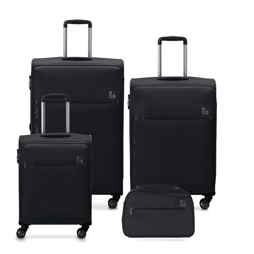 RONCATO Set 3 Trolley + Borsa Cabina Sirio Nero Unisex Adultos