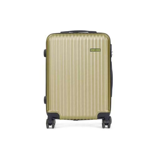 BigBuy Home Maleta de Cabina Verde 38 x 57 x 23 cm Rayas