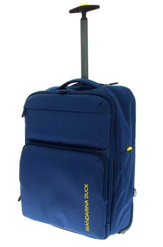 Mandarina Duck Zephyr - Mochila con Ruedas, Vestir Azul