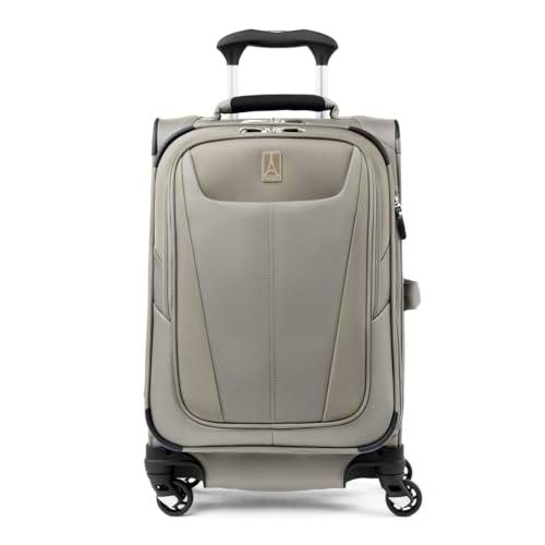 Travelpro Maxlite 5 Softside - Juego de 2 Piezas de Equipaje de Mano expandible con 4 Ruedas giratorias/Bolsa Suave Debajo del Asiento