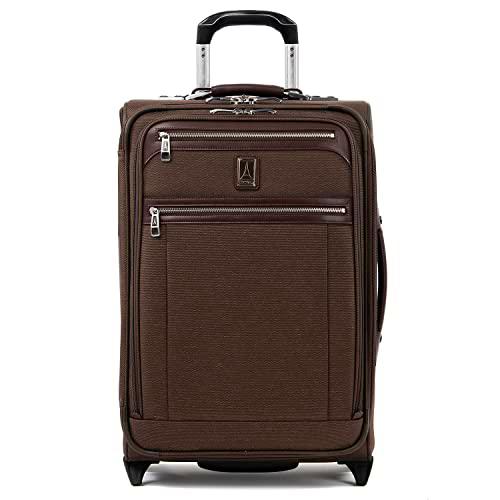 Travelpro Luggage Platinum Elite - Rollaboard de Mano expandible de 22 Pulgadas con Puerto USB