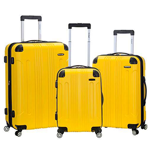 Rockland London Hardside Spinner Wheel Luggage, Amarillo