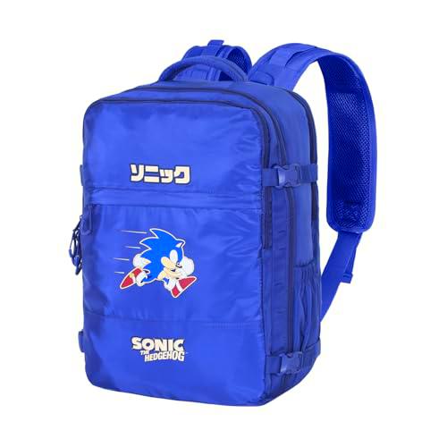 Sonic The Hedgehog - SEGA Action-Mochila de Viaje Mercury Grande 47x23x33cm