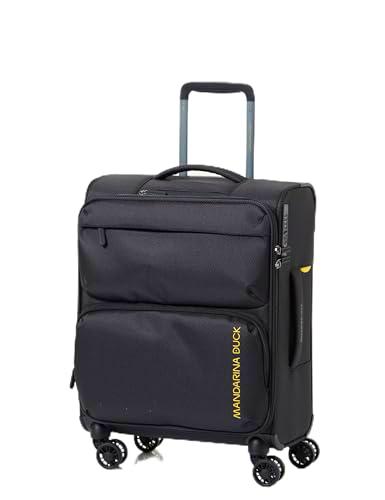 Mandarina Duck Zephyr - Carrito con Ruedas, Negro, Carrito Cabin in Tessuto morbido