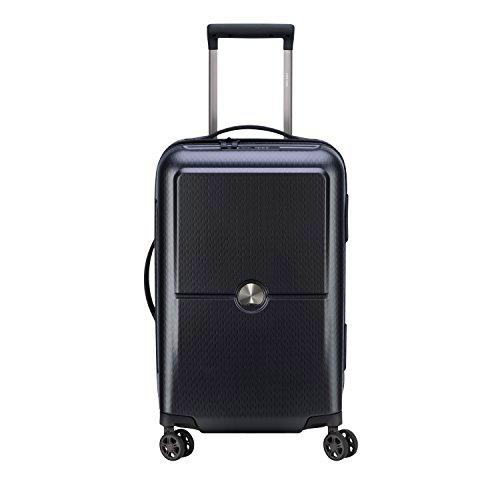 Delsey TURENNE: Maleta Cabina 4 Ruedas Dobles 55CM, Negro