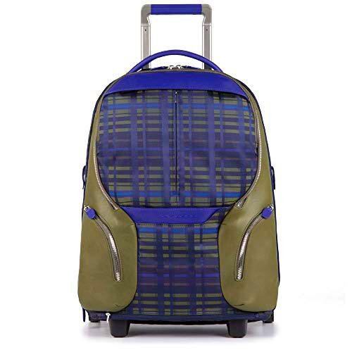 Piquadro Coleos Trolley para portátil, Azul (BLU)