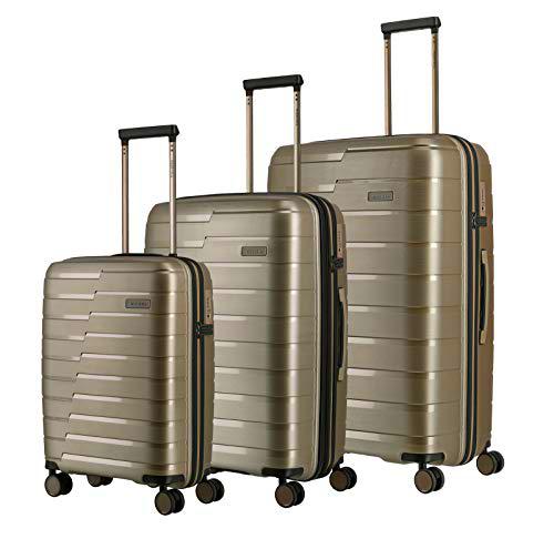 Travelite Equipaje y maletín rígido., Champán (Beige) (Beige)